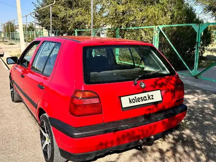 Volkswagen Golf 1993 года за 1 700 000 тг. в Шымкент – фото 11