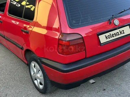 Volkswagen Golf 1994 года за 1 790 000 тг. в Тараз – фото 10