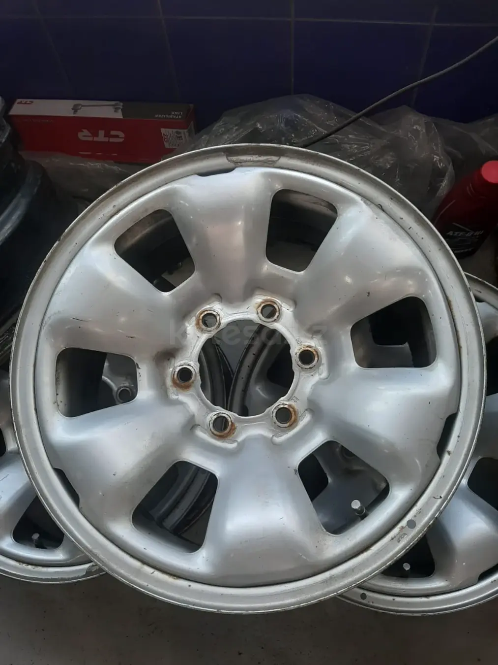 Toyota оригинальные железные диски R17 в комплекте в Алматы ...