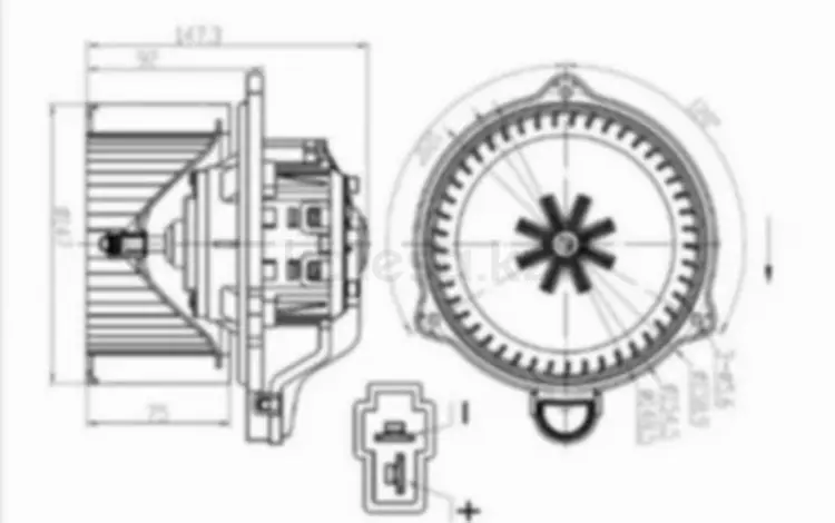 Мотор отопителя салона за 18 900 тг. в Павлодар