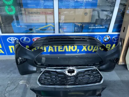 Передний часть Бампер передний Toyota highlander 2019 23 за 50 000 тг. в Алматы – фото 2