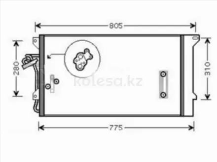 Радиатор кондиционераүшін26 100 тг. в Алматы