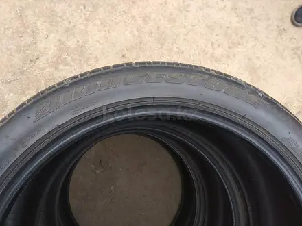 4 летние шины 255/40 R19, 3 балона — "Bridgestone Potenza RE040" за 100 000 тг. в Астана – фото 8