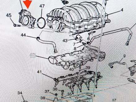 Дроссельная заслонка V8 6, 2L + за 170 000 тг. в Алматы – фото 2