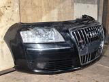 Ноускат Audi A8 S8 D3 1й рест 05-07г Ауди А8 Д3 A8D3 фары бампер телевизор за 460 000 тг. в Караганда – фото 3