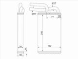 Радиатор отопителя салонаfor10 350 тг. в Шымкент