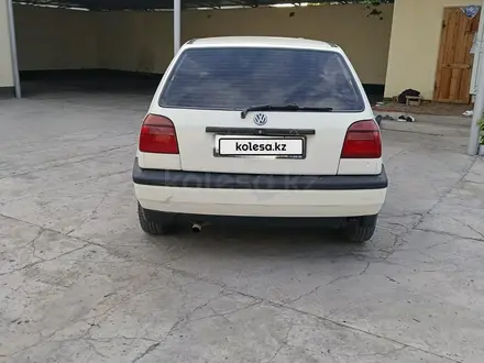 Volkswagen Golf 1992 года за 1 200 000 тг. в Тараз – фото 8