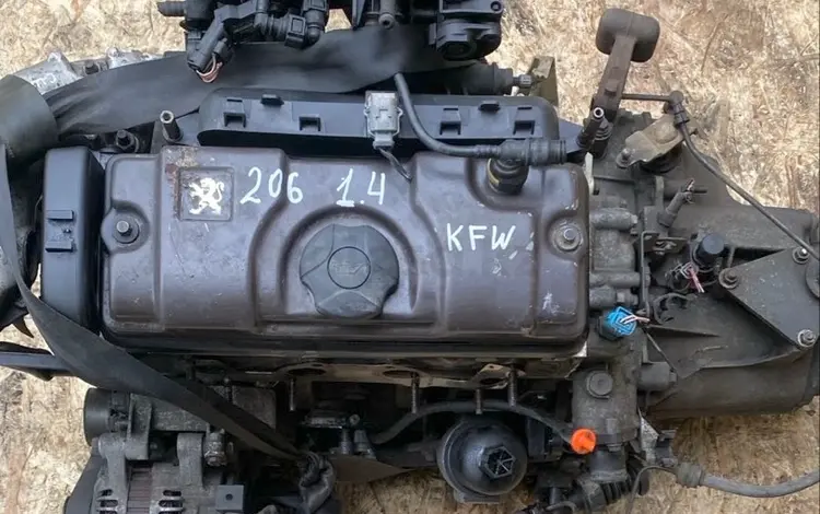 Двигатель Peugeot (Пежо) 206 (KFW, KFV) 1.4, в навесе. Привозной. В наличии за 450 000 тг. в Алматы
