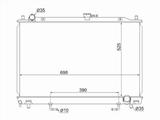 Радиатор охлаждения двигателя за 31 850 тг. в Караганда