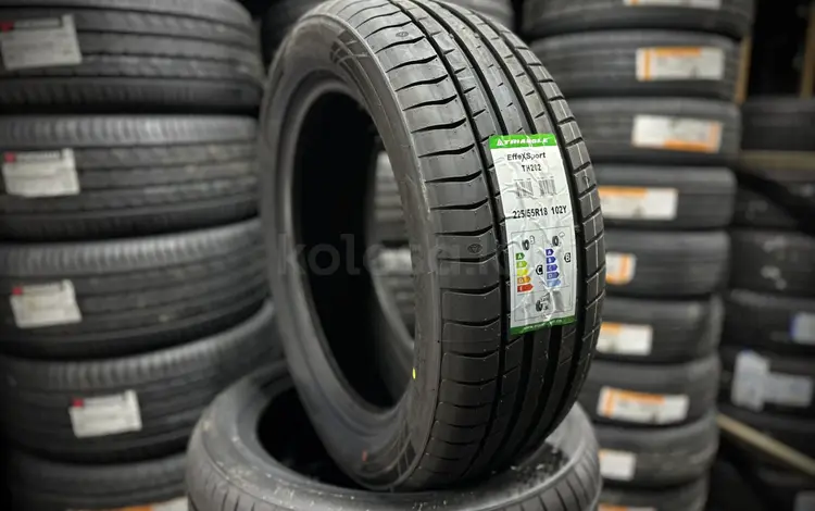 225/55R18 ТРИАНЖЕЛ мягкие, комфортные, тихие, цепкие на мокром асфальте за 35 000 тг. в Астана