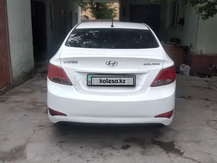 Hyundai Solaris 2015 года за 4 200 000 тг. в Тараз – фото 4