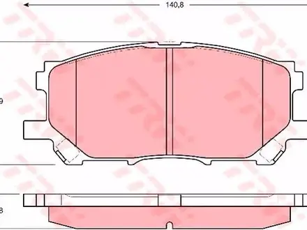 Колодки передние Lexus RX II (U38) (03-08) за 4 000 тг. в Алматы – фото 3