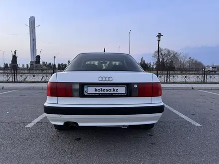 Audi 80 1993 года за 1 900 000 тг. в Тараз – фото 5