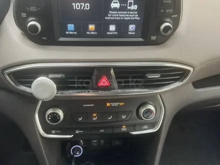 Hyundai Santa Fe 2019 года за 9 500 000 тг. в Алматы – фото 9