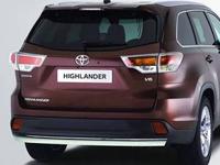 Toyota Highlander защита заднего бампера за 124 000 тг. в Алматы
