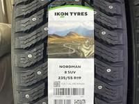 235 55 R19 Ikon Nokian Nordman 8 шипованные 2024 года за 75 900 тг. в Астана