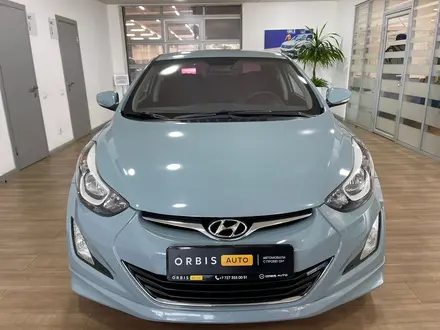 Hyundai Elantra 2014 года за 6 890 000 тг. в Алматы – фото 2