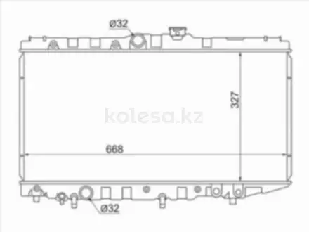 Радиатор Двигателя за 18 900 тг. в Астана