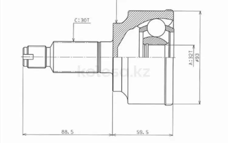 Шрус за 21 750 тг. в Шымкент