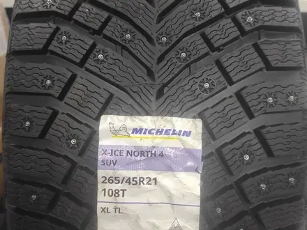 265/45/21. Michelin X ice north 4. Шипованные шины за 1 600 000 тг. в Уральск