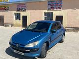 Peugeot 206 2002 годаүшін1 200 000 тг. в Жанаозен – фото 3