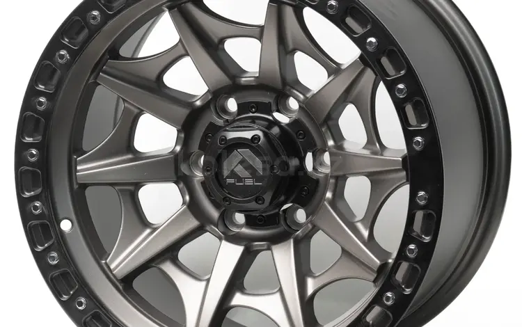 0247 Fuel D694 R17 9J 6x139, 7 ET-10 ЦО 110, 1 Satin gunmetal + satin black за 340 000 тг. в Алматы