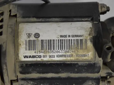 Компрессор насос пневматической регулировки подвески Wabco Volkswagenүшін50 000 тг. в Караганда – фото 2