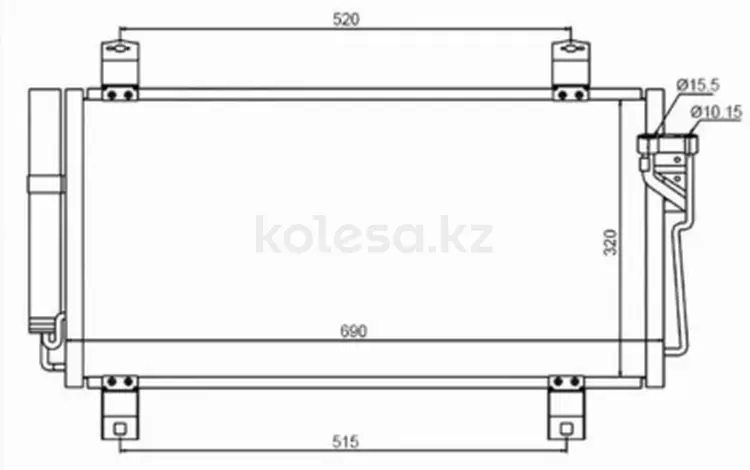 Радиатор кондиционераfor23 750 тг. в Шымкент