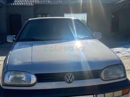 Volkswagen Golf 1993 года за 1 350 000 тг. в Кентау – фото 4
