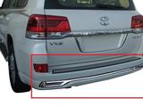 Хром накладка на фартук заднего бампера Toyota Land Cruiser 200 за 22 000 тг. в Уральск