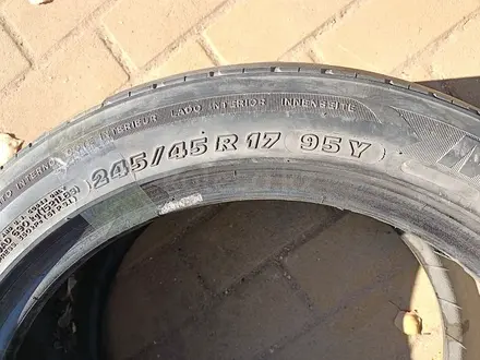 ОДНА шина 245/45 R17 — "Michelin Pilot Preceda" (Китай), летняя. за 12 000 тг. в Астана – фото 5