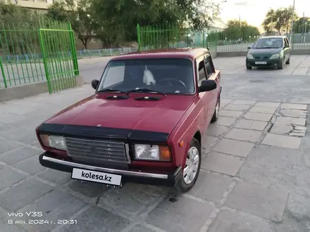 ВАЗ (Lada) 2107 2007 года за 1 200 000 тг. в Шиели – фото 2