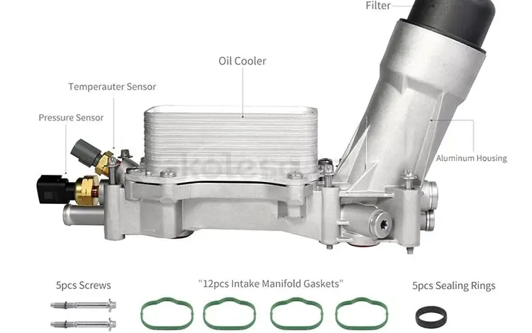 Корпус масляного фильтра Усиленный (теплообменник) на Jeep за 150 000 тг. в Алматы