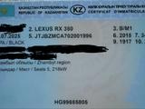 Lexus RX 350 2016 года за 20 500 000 тг. в Тараз