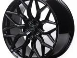 Комплект Дискoв R19X8.5J 5X114.3 ET35 DIA 73, 1 Gloss blackүшін360 000 тг. в Алматы