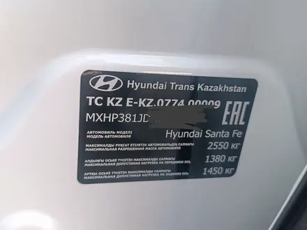 Hyundai Santa Fe 2024 года за 18 600 000 тг. в Алматы – фото 7