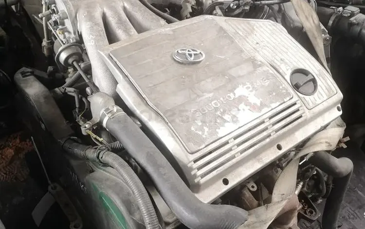 ДВИГАТЕЛЬ и КОРОБКА 1MZ, объем 3.0 л Lexus RX300, Лексус за 20 000 тг. в Алматы