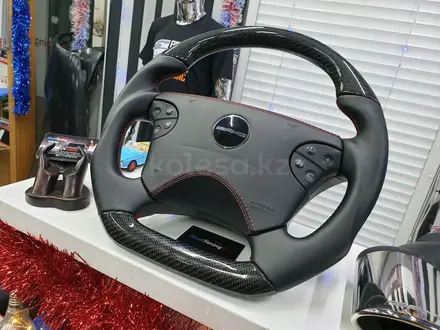 Руль анатомический Mercedes Benz Carbon за 260 000 тг. в Алматы – фото 5