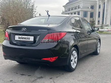 Hyundai Accent 2015 года за 5 400 000 тг. в Астана – фото 8