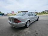 Mercedes-Benz S 320 1999 годаүшін3 800 000 тг. в Тараз – фото 4