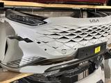 Передний бампер Kia K8 (2021 2024) в сборе с фарами, оригинал (Корея) за 100 000 тг. в Шымкент