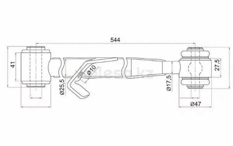 Тяга поперечная задней подвески нижняя LHүшін7 500 тг. в Шымкент