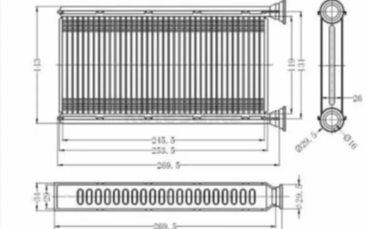 Радиатор печкиfor10 100 тг. в Павлодар