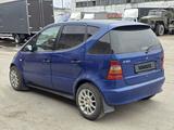 Mercedes-Benz A 160 1999 годаүшін1 500 000 тг. в Костанай – фото 4