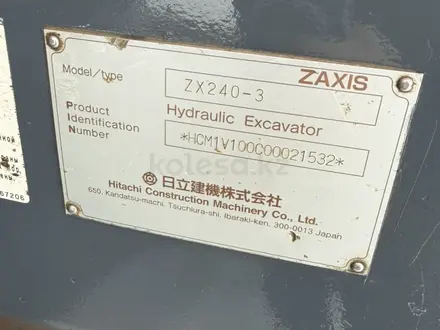 Hitachi  ZX240 2007 года за 15 000 000 тг. в Астана – фото 8