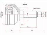 Шрус наружный, граната наружняя за 11 150 тг. в Павлодар