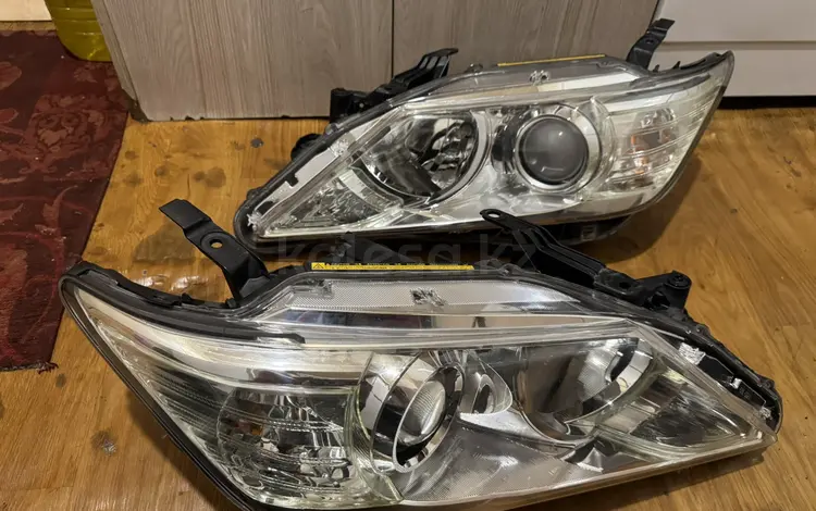 Фары Тойота камри 50 европеец левый руль ксенон корректор фар за 220 000 тг. в Алматы