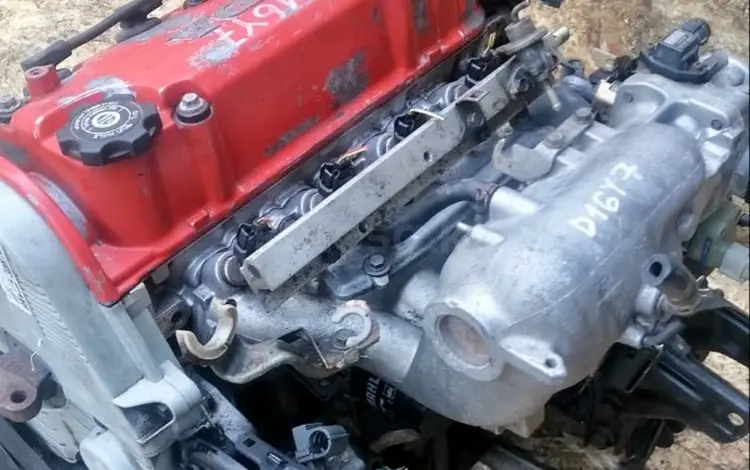 Двигатель 1.6см Хонда Цивик (Honda0 D16Y7, в полном навесе. Европа за 380 000 тг. в Алматы