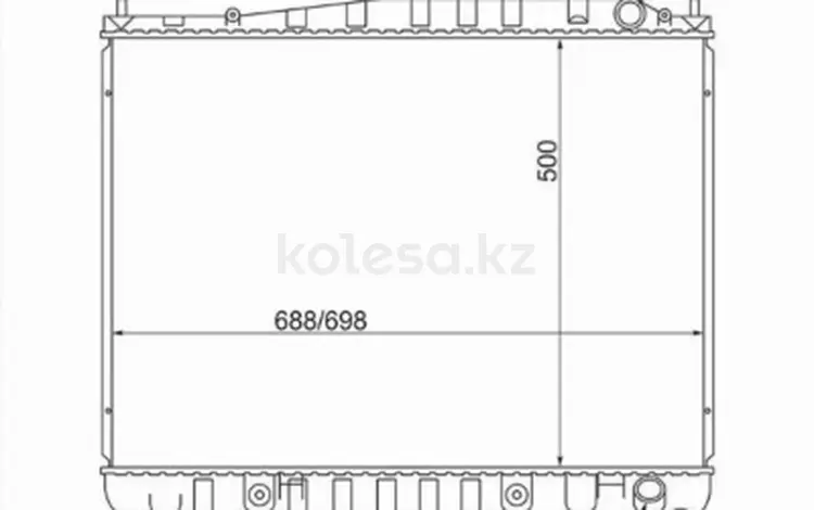 Радиатор двигателя за 29 700 тг. в Павлодар