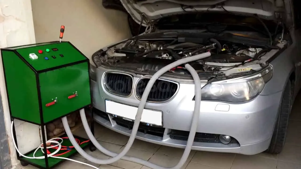 Без разборная промывка печек автомашин. Промывка системы производится ...